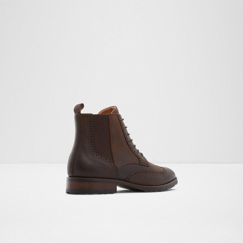 Men's Aldo Salinger Lace Up Boots Brown | 9167-MLCQO