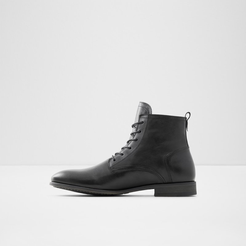 Men's Aldo Seamos Lace Up Boots Black | 1768-HUAGP