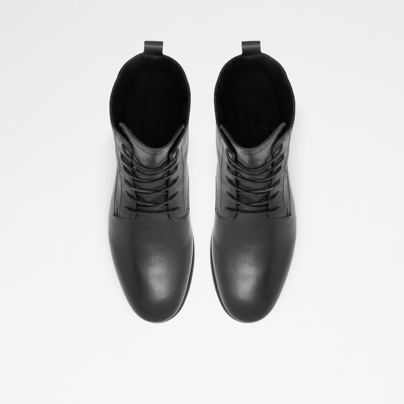Men's Aldo Seamos Lace Up Boots Black | 1768-HUAGP