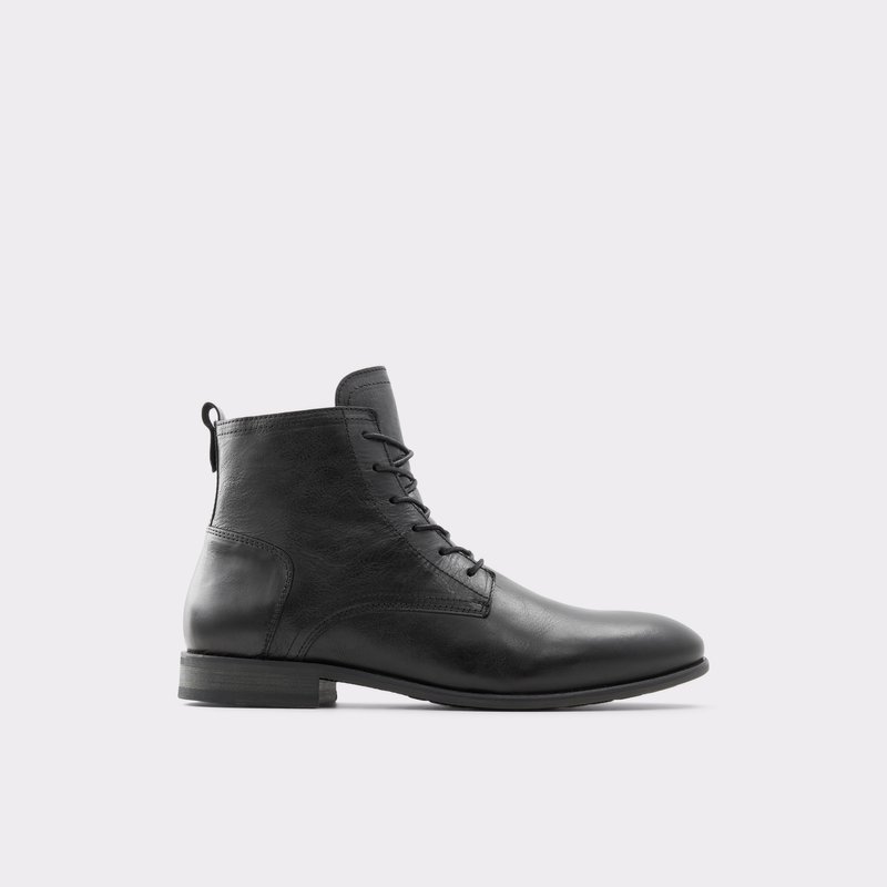 Men\'s Aldo Seamos Lace Up Boots Black | 1768-HUAGP