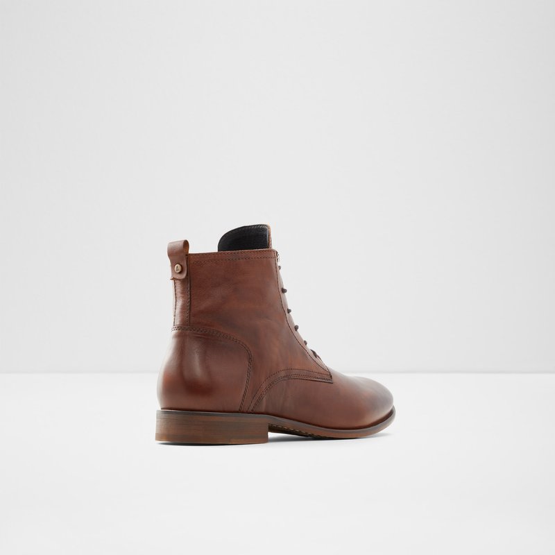 Men's Aldo Seamos Lace Up Boots Brown | 5261-JZARW
