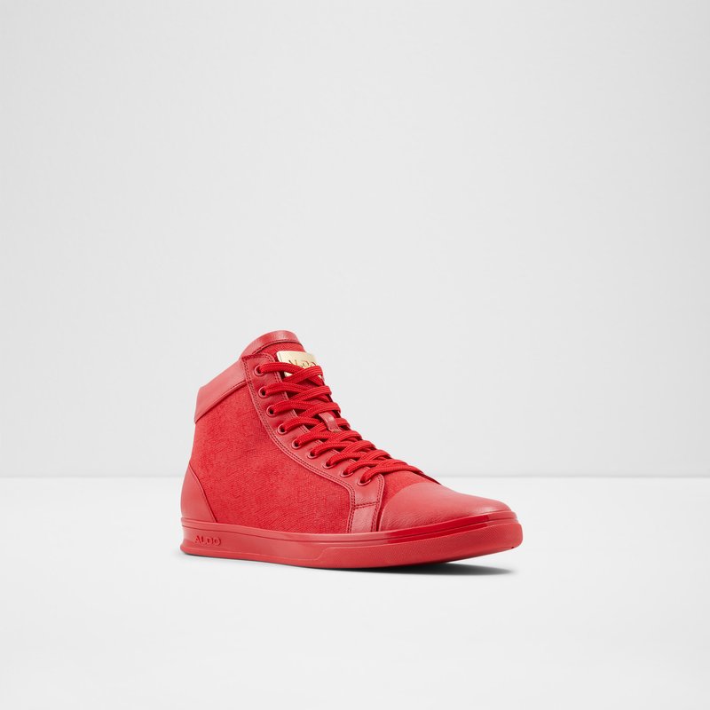 Men's Aldo Senaniel High Sneakers Red | 7485-DSZRQ