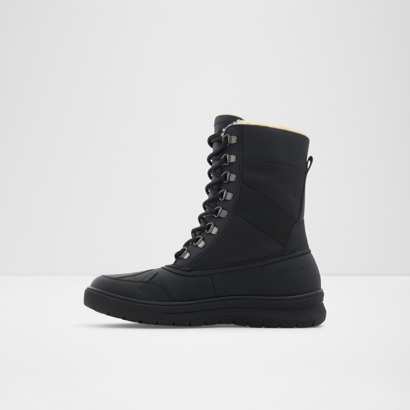 Men's Aldo Somesu Winter Boots Black | 1840-MHNWK