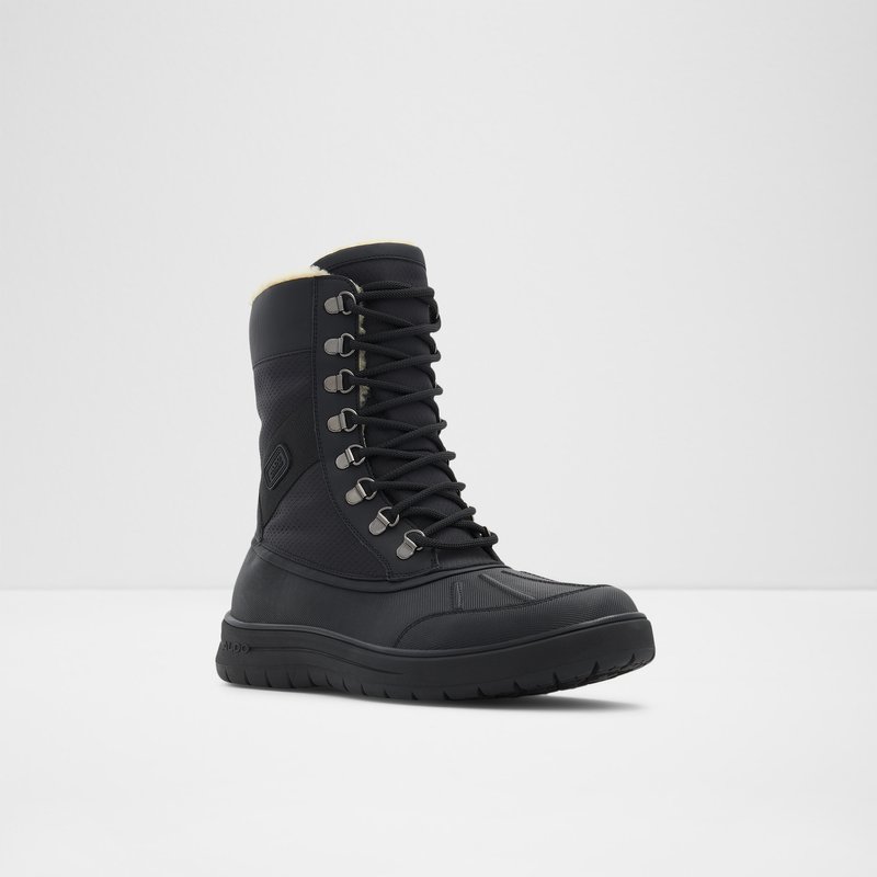 Men's Aldo Somesu Winter Boots Black | 1840-MHNWK