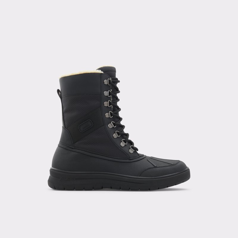Men\'s Aldo Somesu Winter Boots Black | 1840-MHNWK