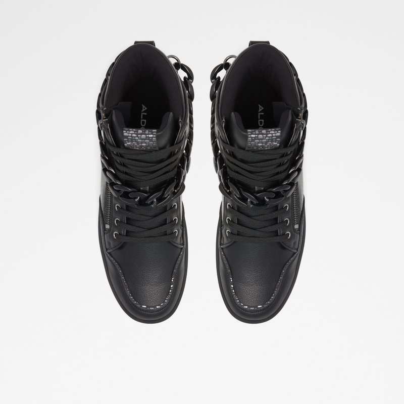 Men's Aldo Strollux High Sneakers Black | 7352-AVDPM