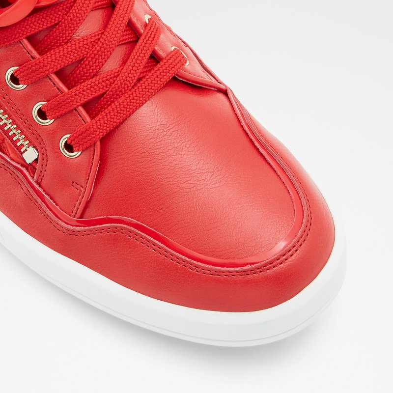 Men's Aldo Strollux High Sneakers Red | 5237-ZIMFT