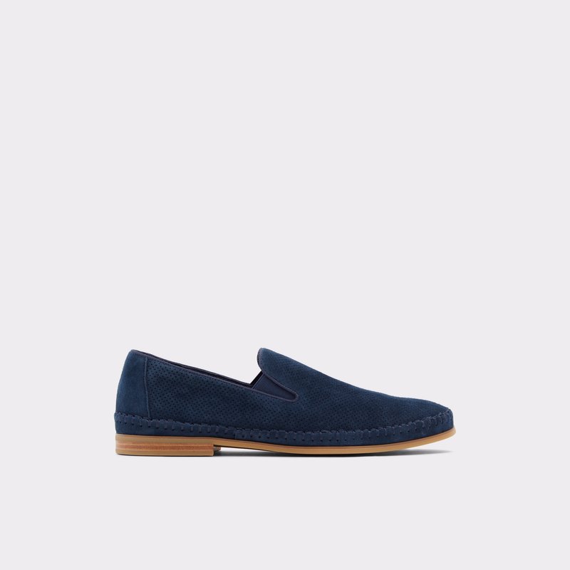 Men\'s Aldo Taurinu Loafers Navy | 0543-WUIVH