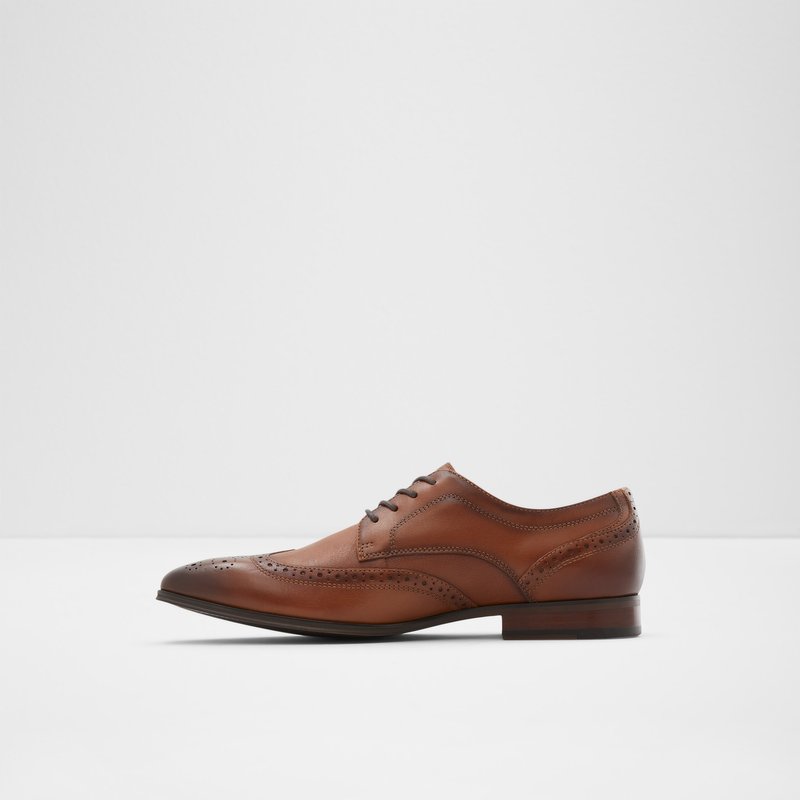 Men's Aldo Thiasien Dress Shoes Brown | 5891-FSHRA