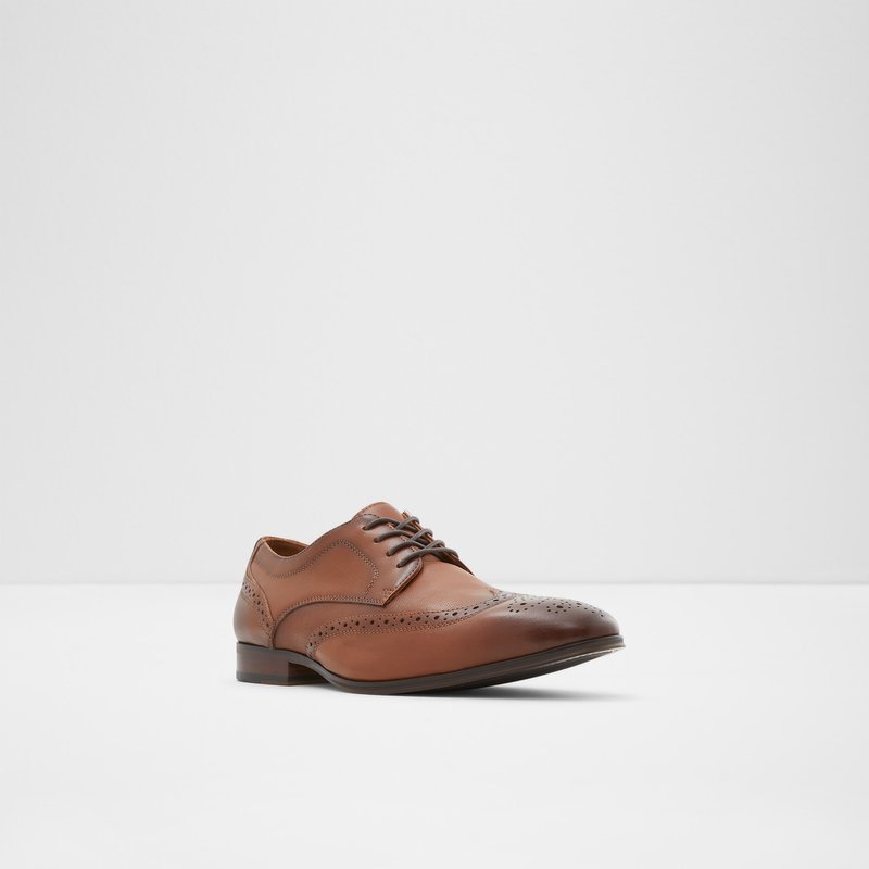 Men's Aldo Thiasien Dress Shoes Brown | 5891-FSHRA