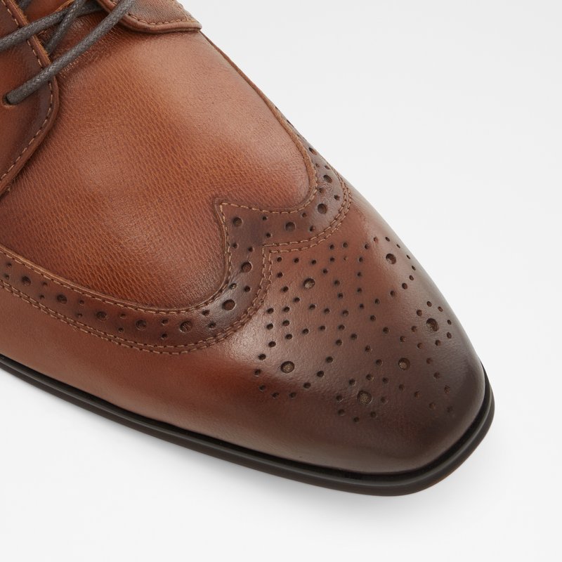 Men's Aldo Thiasien Dress Shoes Brown | 5891-FSHRA