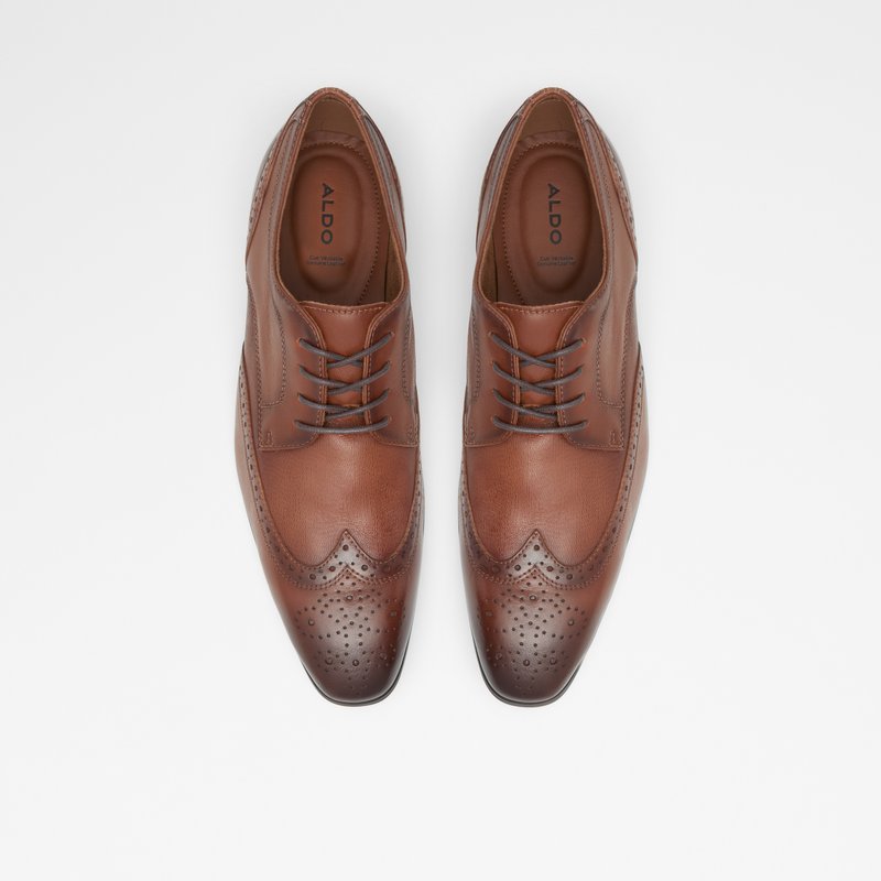 Men's Aldo Thiasien Dress Shoes Brown | 5891-FSHRA