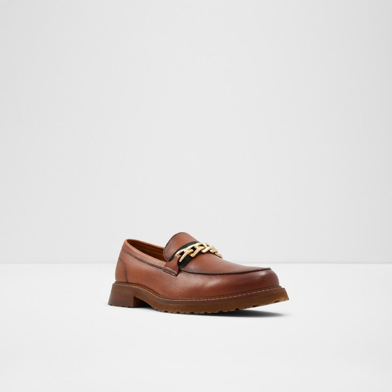 Men's Aldo Weaver Loafers Brown | 3718-HWCNL