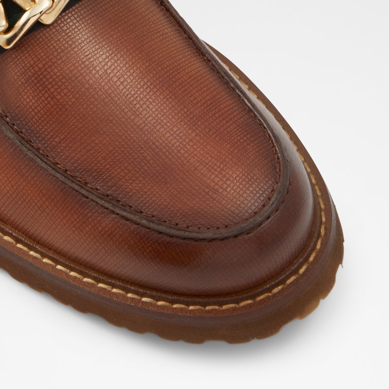 Men's Aldo Weaver Loafers Brown | 3718-HWCNL