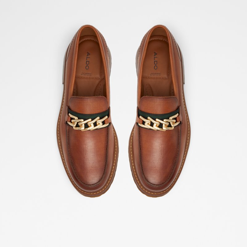 Men's Aldo Weaver Loafers Brown | 3718-HWCNL