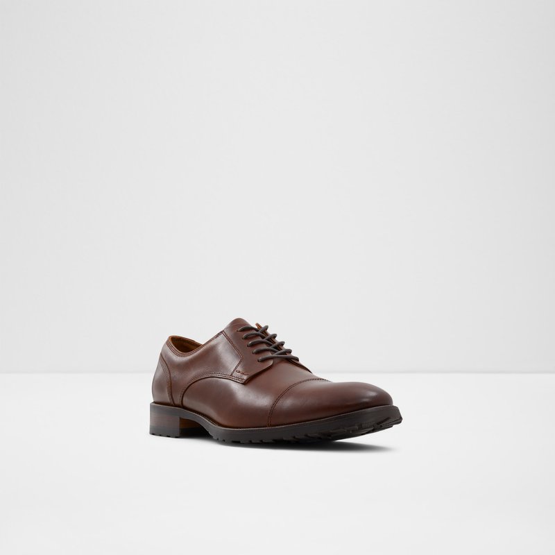 Men's Aldo Wilbert Dress Shoes Brown | 3148-RKBLC