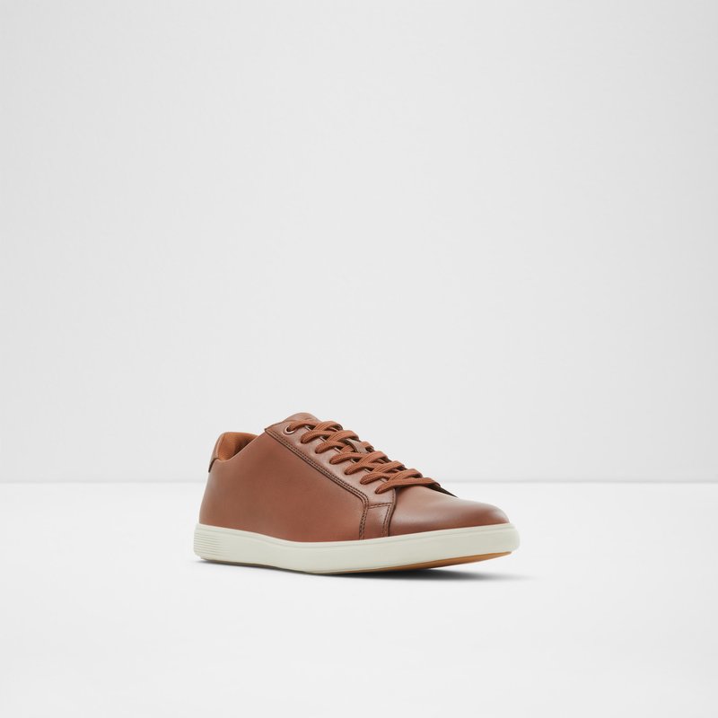 Men's Aldo Wiresien Low Sneakers Brown | 7421-BUZXO