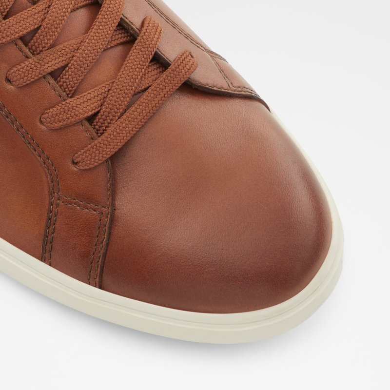 Men's Aldo Wiresien Low Sneakers Brown | 7421-BUZXO