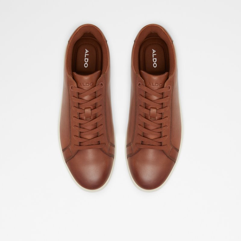 Men's Aldo Wiresien Low Sneakers Brown | 7421-BUZXO
