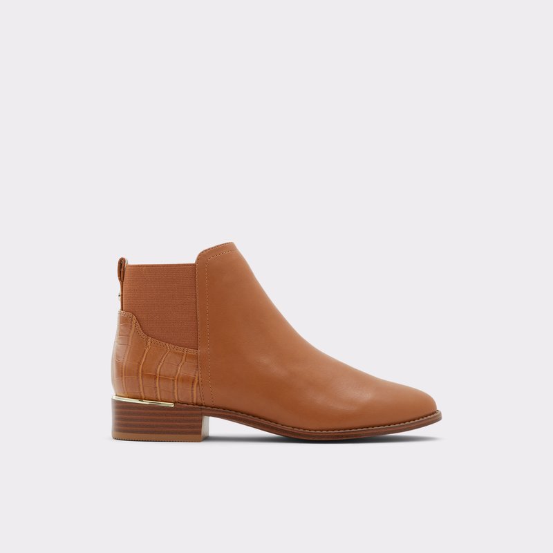 Women\'s Aldo Abyviel Chelsea Boots Brown | 3216-ZKYIM