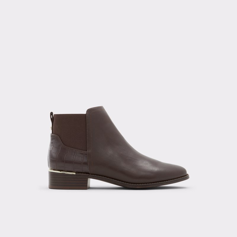 Women\'s Aldo Abyviel Chelsea Boots Brown | 7851-RQMNC