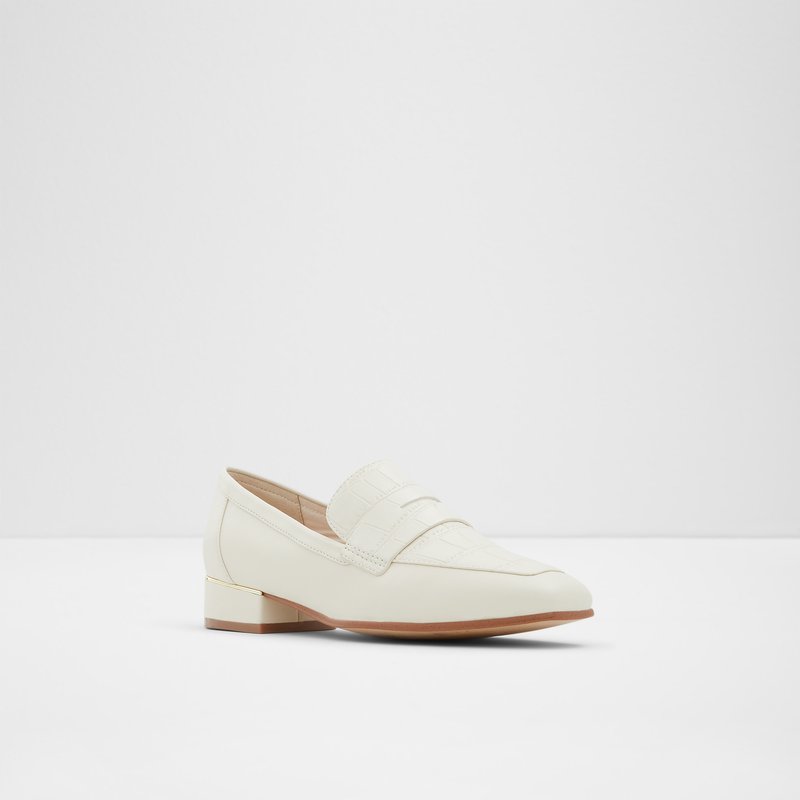 Women's Aldo Adwauthiel Loafers White | 0482-BMZPU
