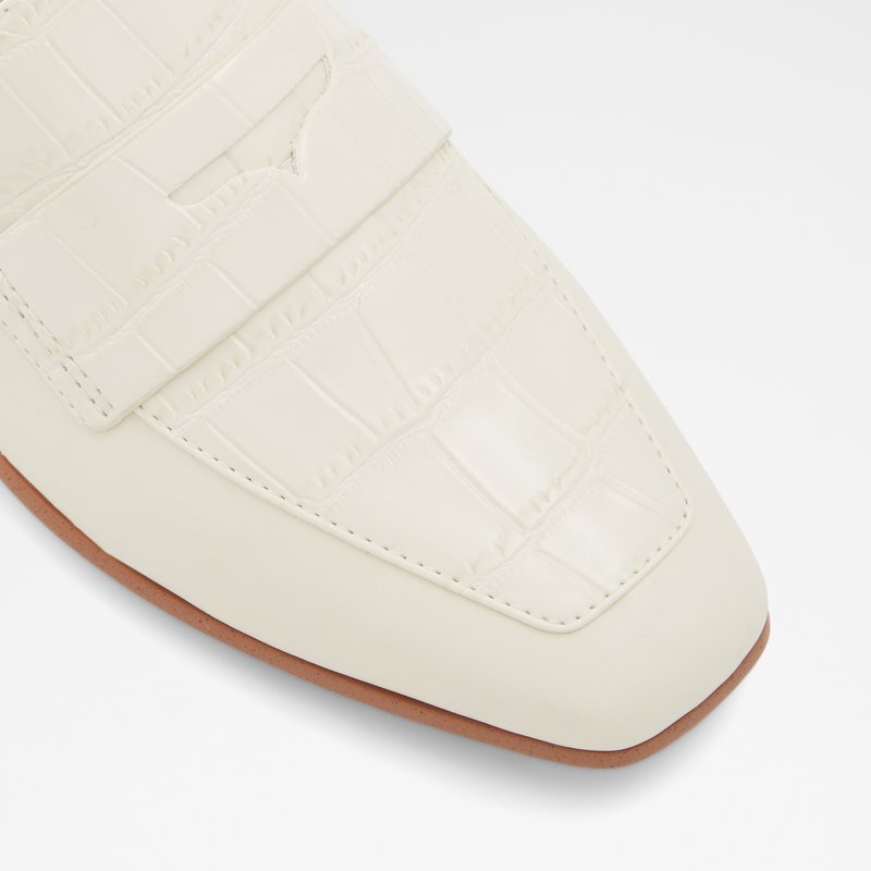 Women's Aldo Adwauthiel Loafers White | 0482-BMZPU