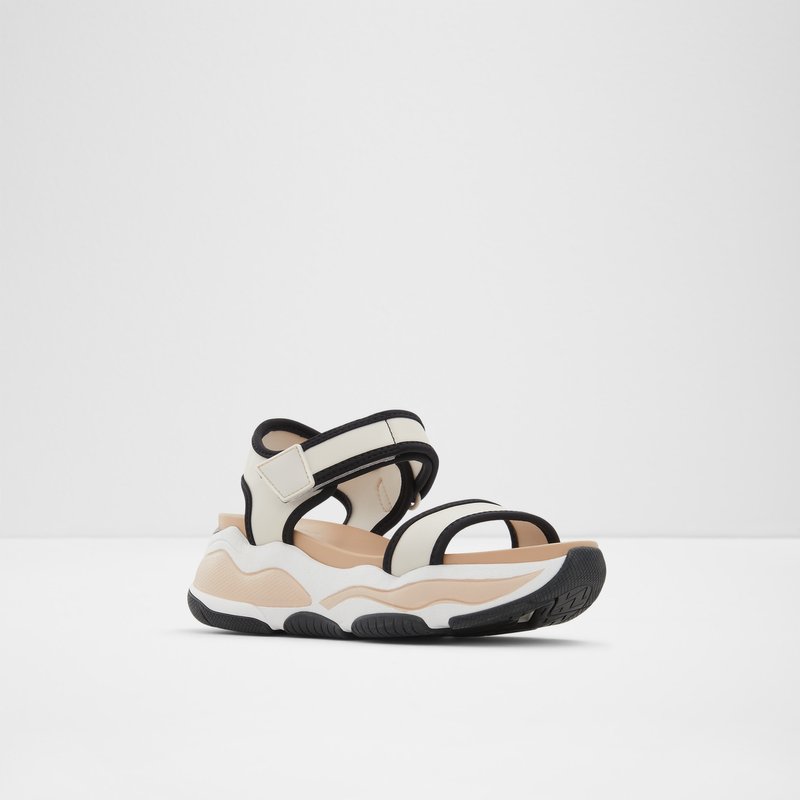 Women's Aldo Adweaven Platform Sandals Pink White | 5320-BEYLN