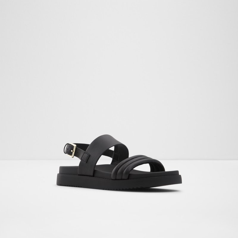 Women's Aldo Adwerrandra Flat Sandals Black | 2645-WEGNI