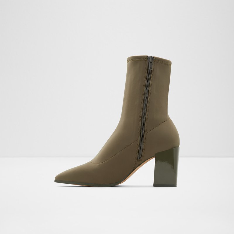 Women's Aldo Adwigocia Sock Boots Khaki | 4927-RGEMF