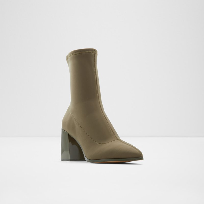 Women's Aldo Adwigocia Sock Boots Khaki | 4927-RGEMF