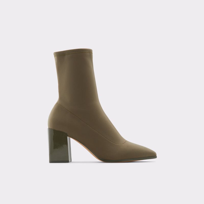 Women\'s Aldo Adwigocia Sock Boots Khaki | 4927-RGEMF
