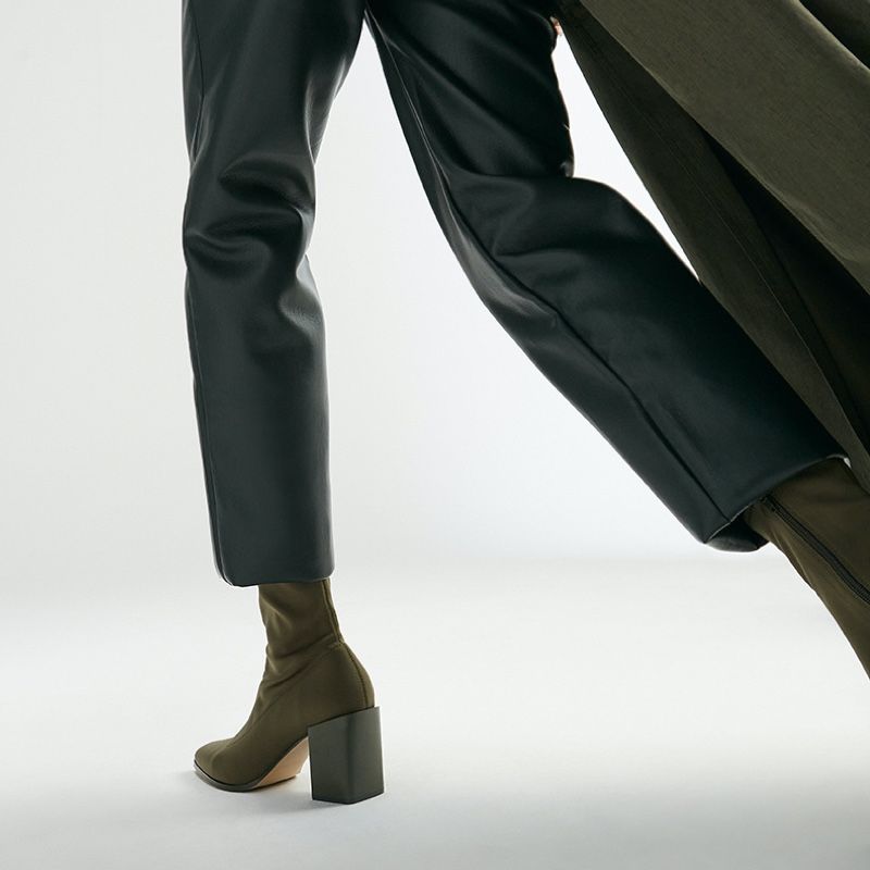 Women's Aldo Adwigocia-w Sock Boots Brown | 0187-TONAD