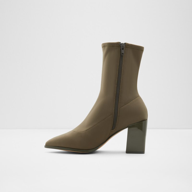 Women's Aldo Adwigocia-w Sock Boots Khaki | 0749-URKPB