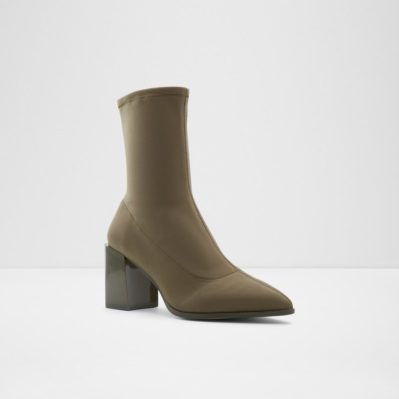 Women's Aldo Adwigocia-w Sock Boots Khaki | 0749-URKPB