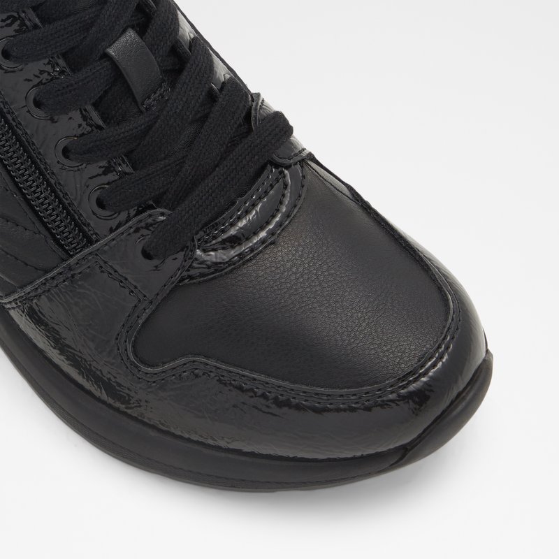 Women's Aldo Adwiwia Wedge Sneakers Black | 6408-OWLUB