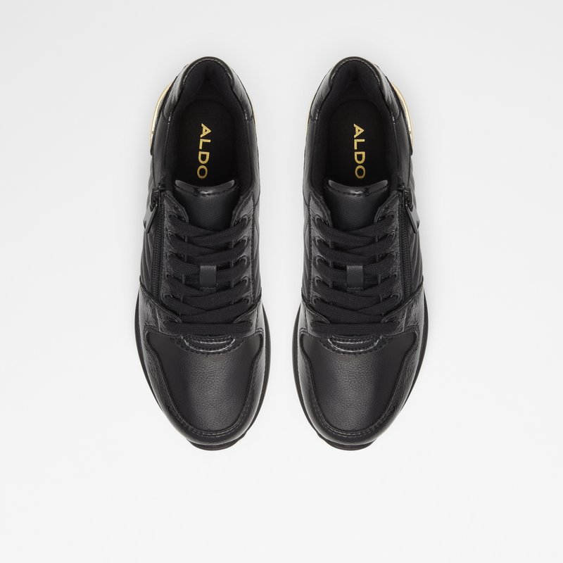 Women's Aldo Adwiwia Wedge Sneakers Black | 6408-OWLUB