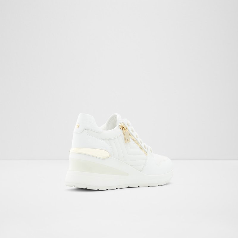 Women's Aldo Adwiwia Wedge Sneakers White | 1465-JHQXV