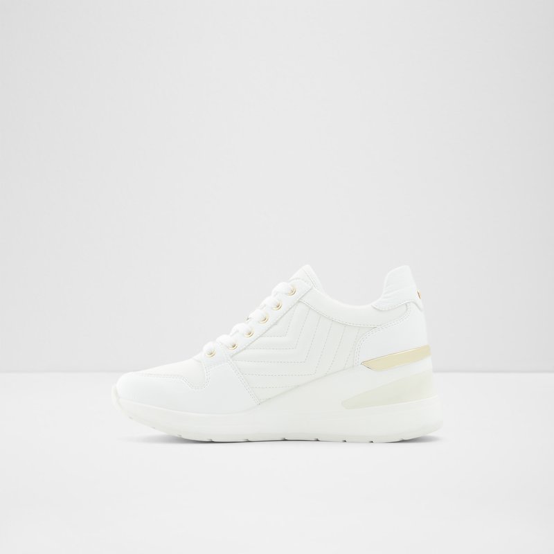 Women's Aldo Adwiwia Wedge Sneakers White | 1465-JHQXV