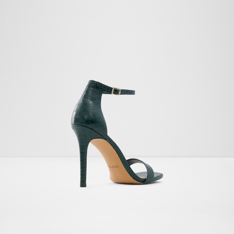 Women's Aldo Afendaven Heeled Sandals Dark Green | 2074-GWYZX