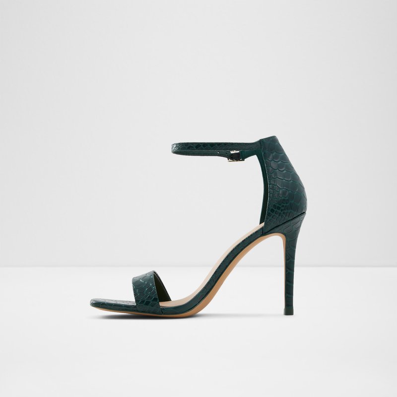 Women's Aldo Afendaven Heeled Sandals Dark Green | 2074-GWYZX