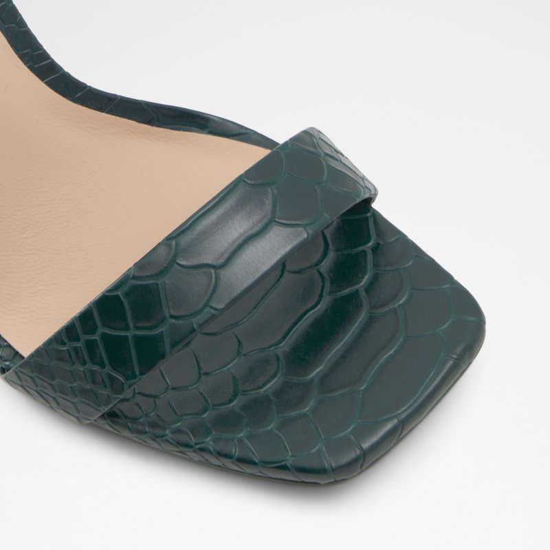 Women's Aldo Afendaven Heeled Sandals Dark Green | 2074-GWYZX