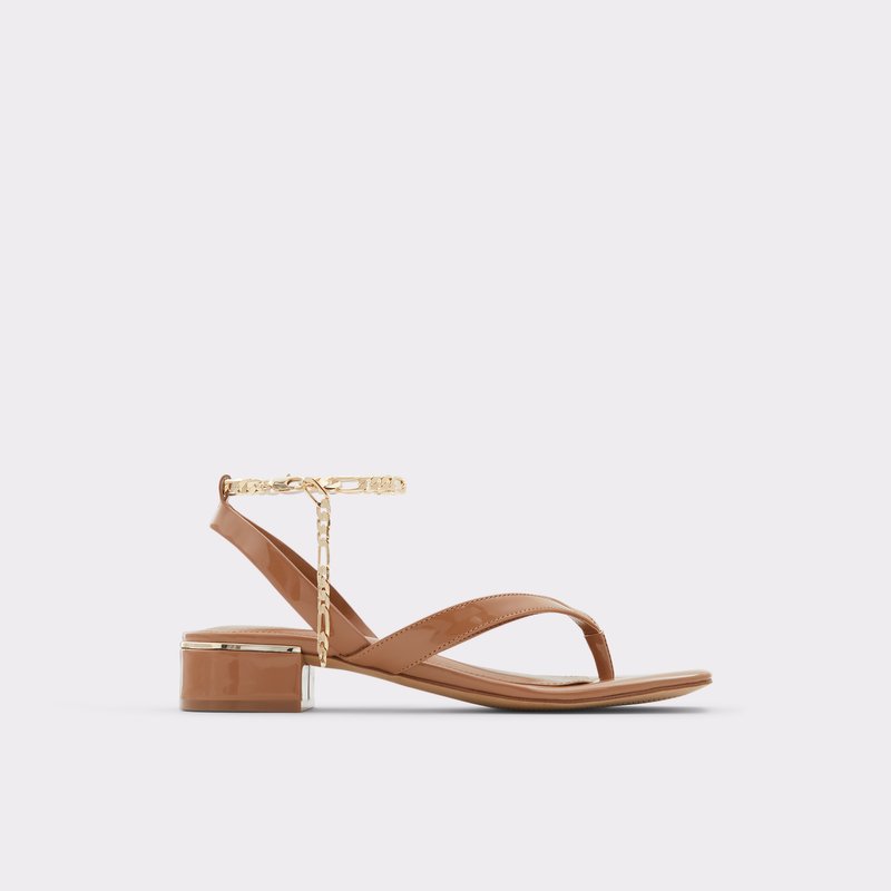 Women\'s Aldo Agralella Casual Sandals Dark Beige | 8159-XKQRM