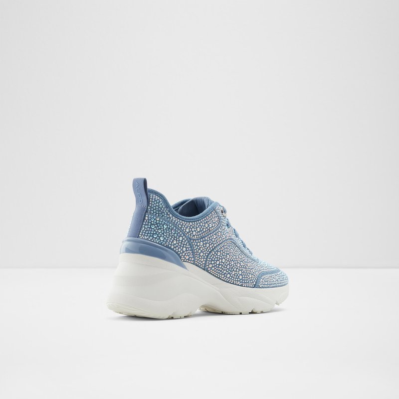 Women's Aldo Aguileri Lace Up Sneakers Blue | 1830-ACGMI