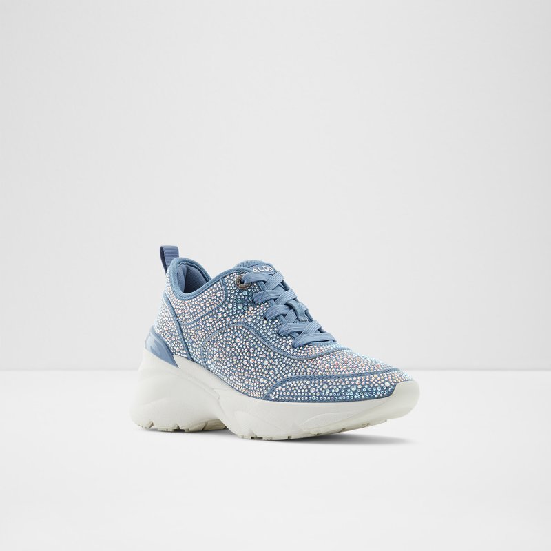 Women's Aldo Aguileri Lace Up Sneakers Blue | 1830-ACGMI