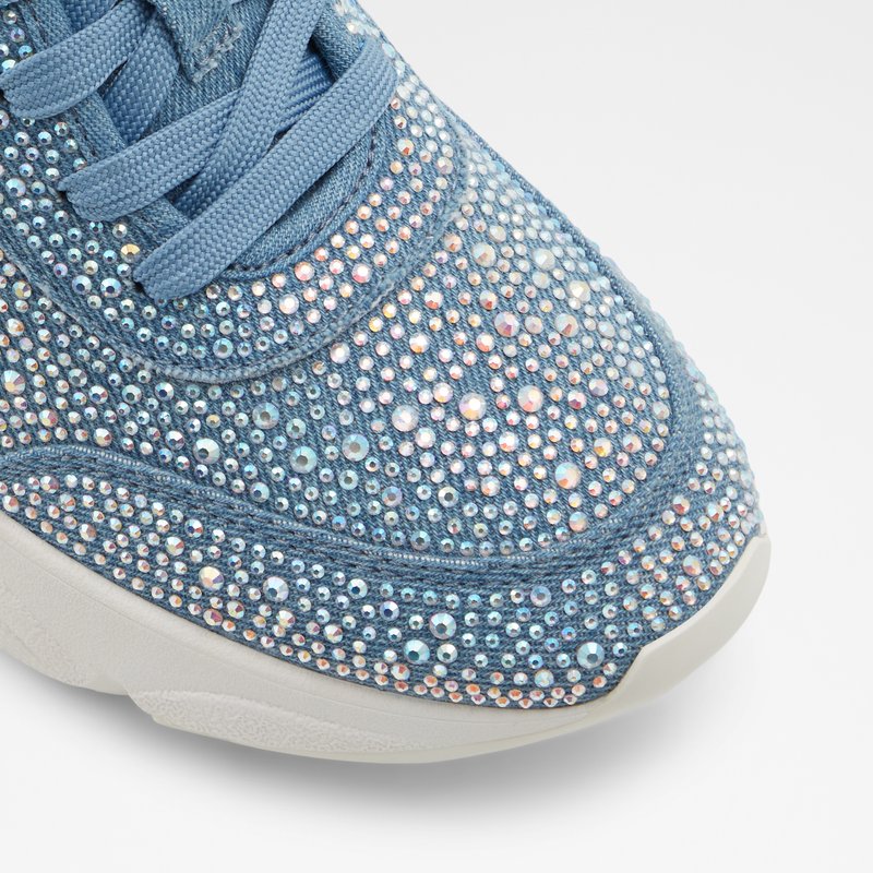 Women's Aldo Aguileri Lace Up Sneakers Blue | 1830-ACGMI