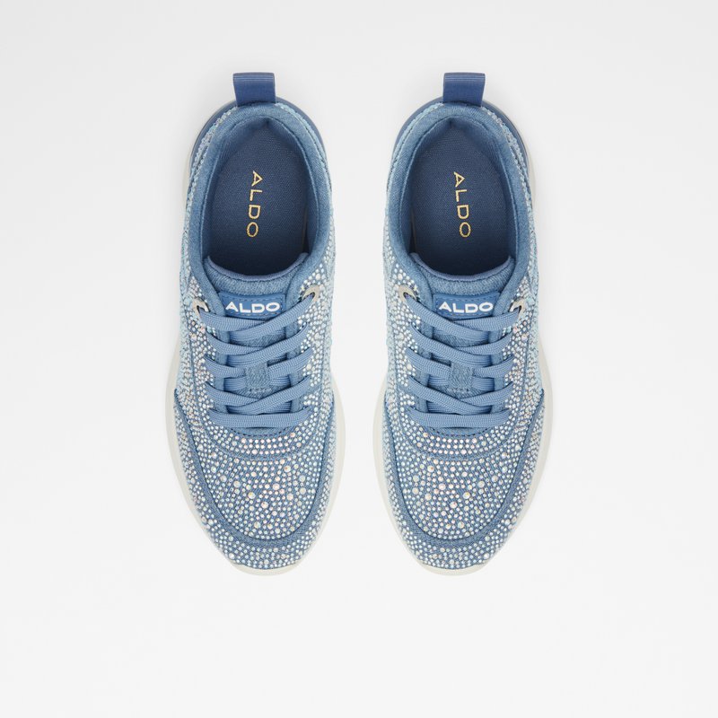 Women's Aldo Aguileri Lace Up Sneakers Blue | 1830-ACGMI