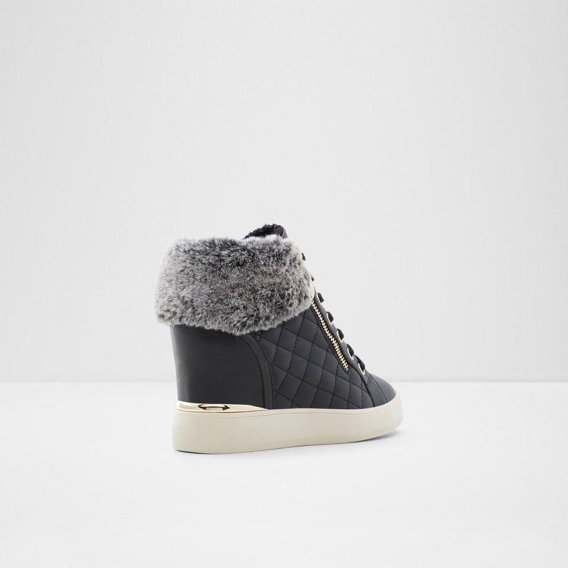 Women's Aldo Ailanna Lace Up Sneakers Black | 4132-KLTDX