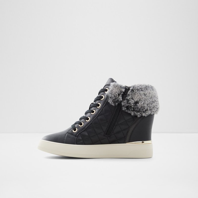 Women's Aldo Ailanna Lace Up Sneakers Black | 4132-KLTDX