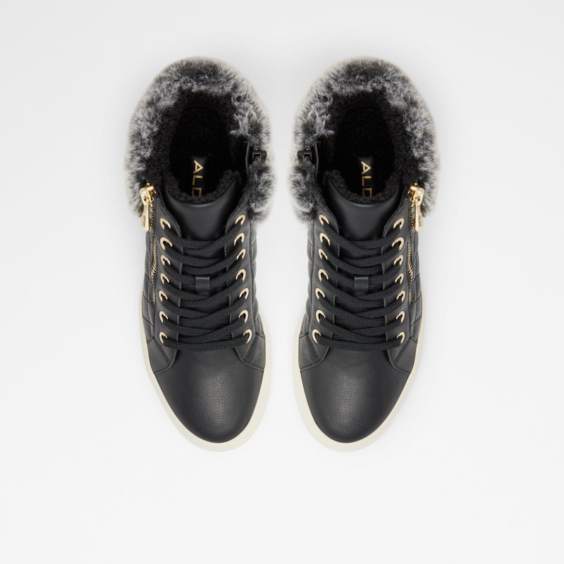 Women's Aldo Ailanna Lace Up Sneakers Black | 4132-KLTDX